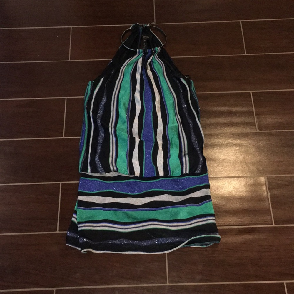 Laundry HalterColorful Dress